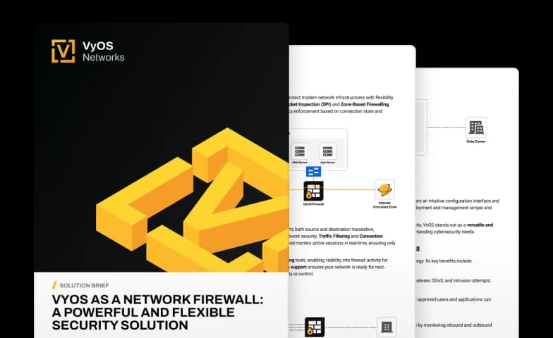 VyOS Enterprise Firewall Enterprise Firewall Architecture