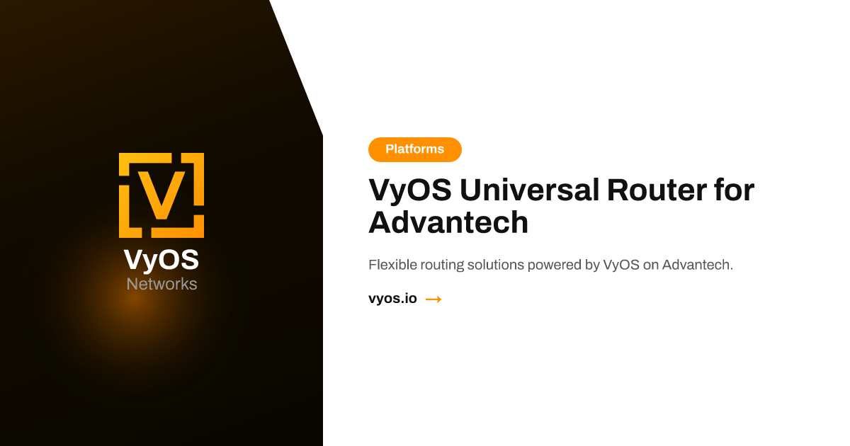 VyOS Universal Router for Advantech